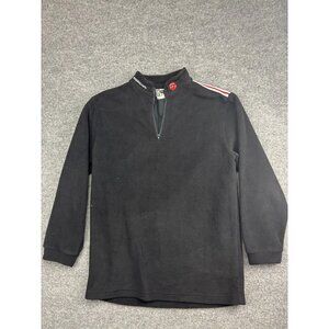 Rossignol R-Gear Pullover Mens Medium Black Fleece Half Zip Ski Outdoor Winter